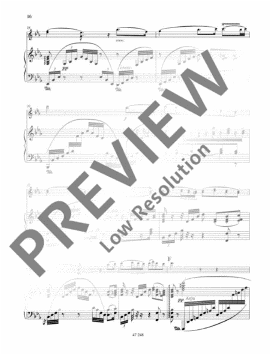 Scottish Fantasy Eb Major Piano scores gallery preview page 17