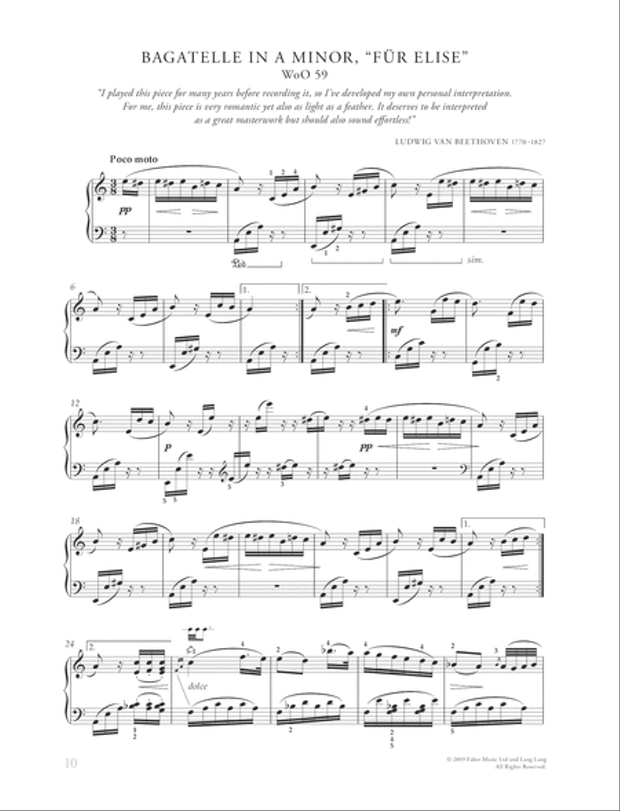 Lang Lang Piano Book