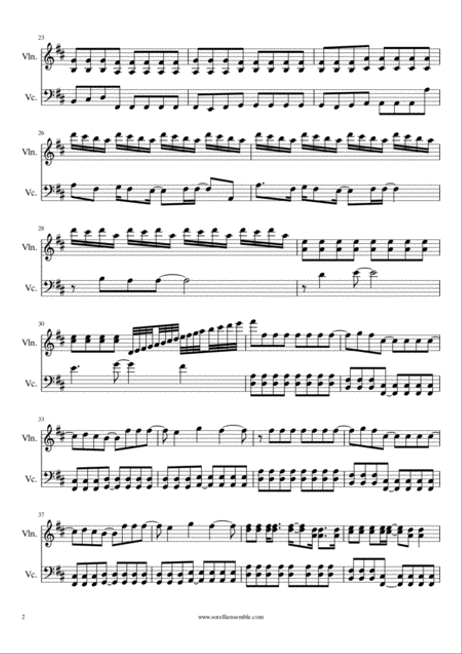 Rule The World Rule The World String Duet scores gallery preview page 2