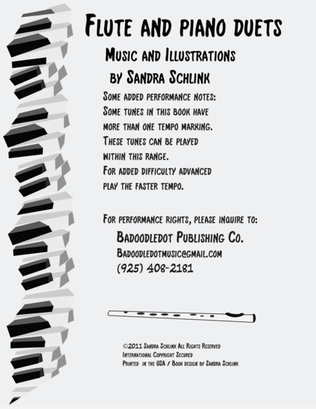 Book cover for Flute and Piano Duets