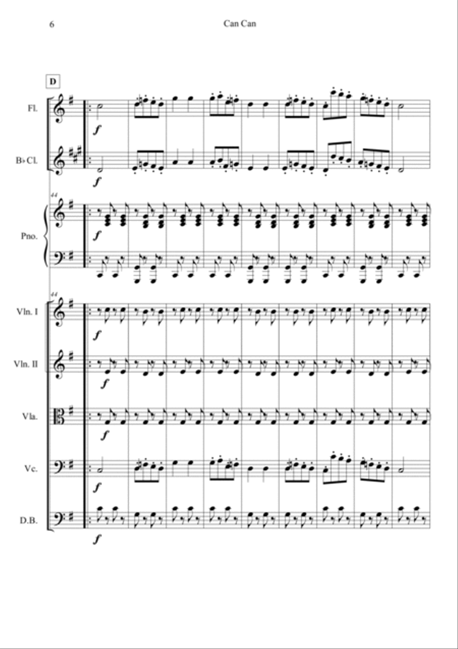 Can Can (from Orpheus in the Underworld) image number null