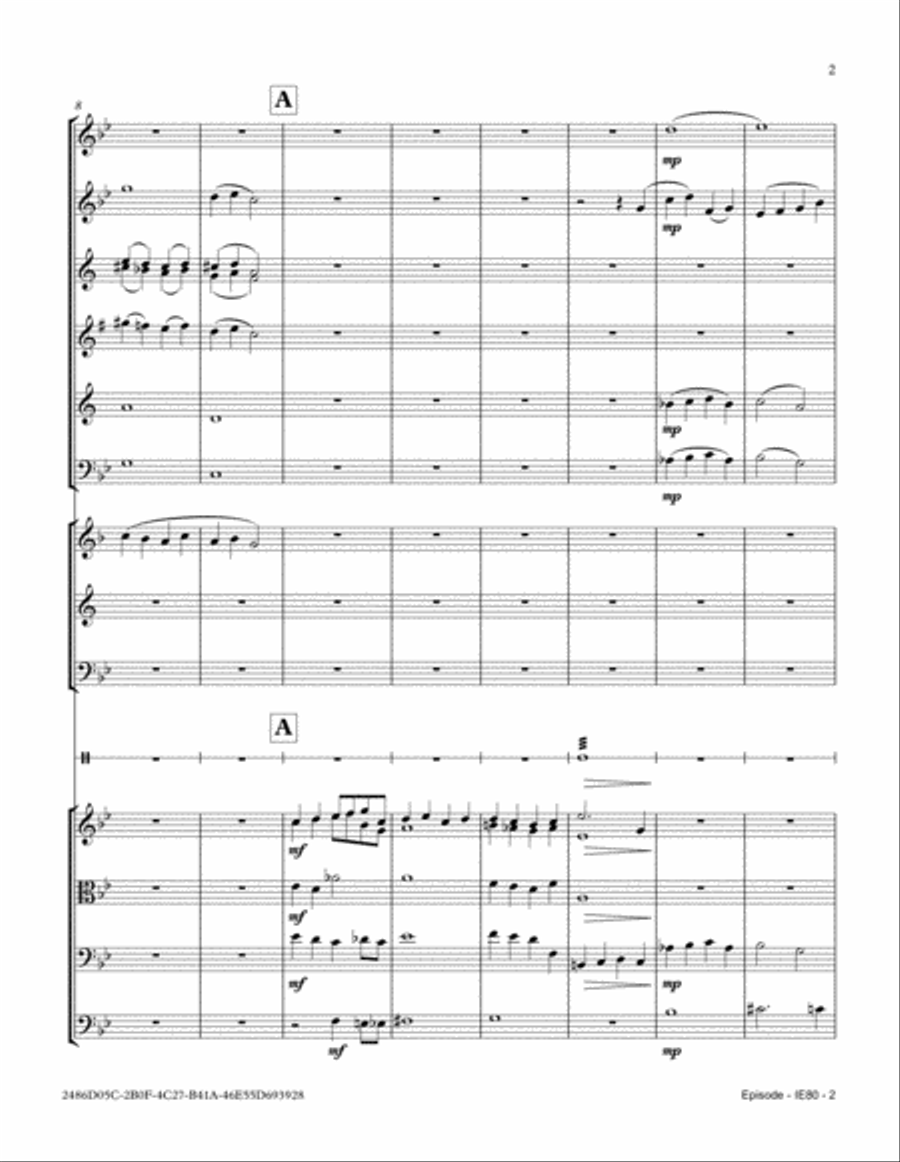 Episode Full Orchestra scores gallery preview page 3