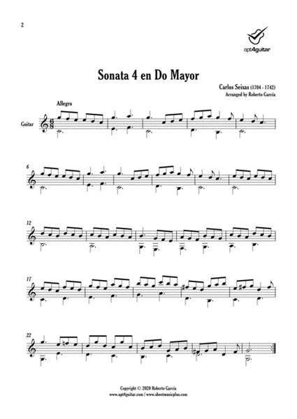 Sonata 4 en Do Mayor image number null