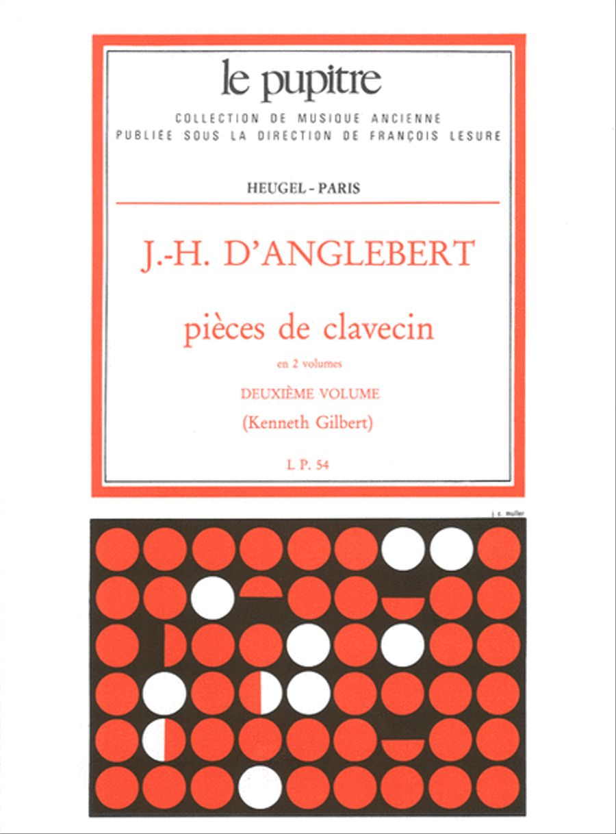 Pieces de Clavecin Vol.2 (K.Gilbert) (Le Pupitre) Harpsichord scores gallery preview page 1