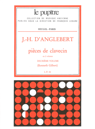 Book cover for Pieces de Clavecin Vol.2 (K.Gilbert) (Le Pupitre)