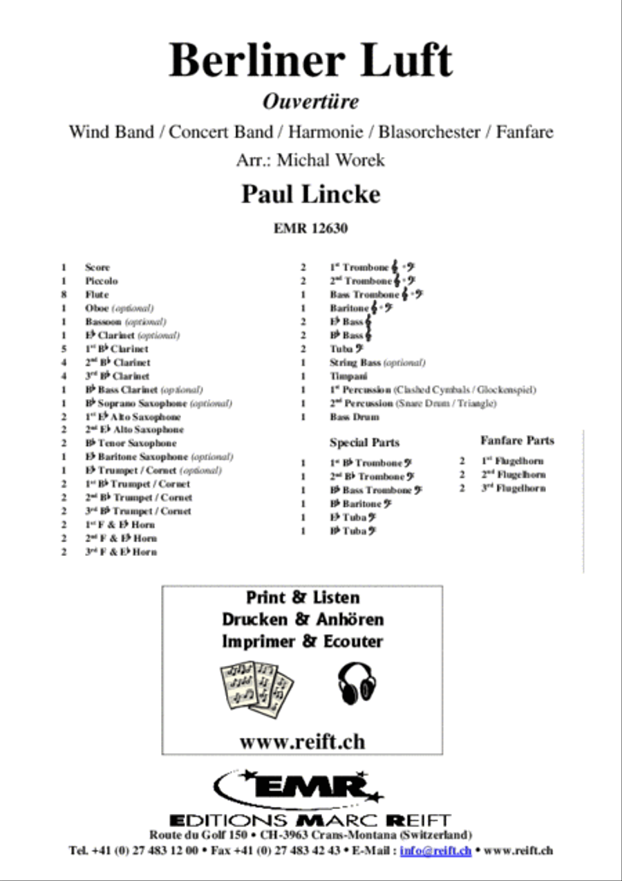 Berliner Luft Berliner Luft Concert Band scores gallery preview page 2