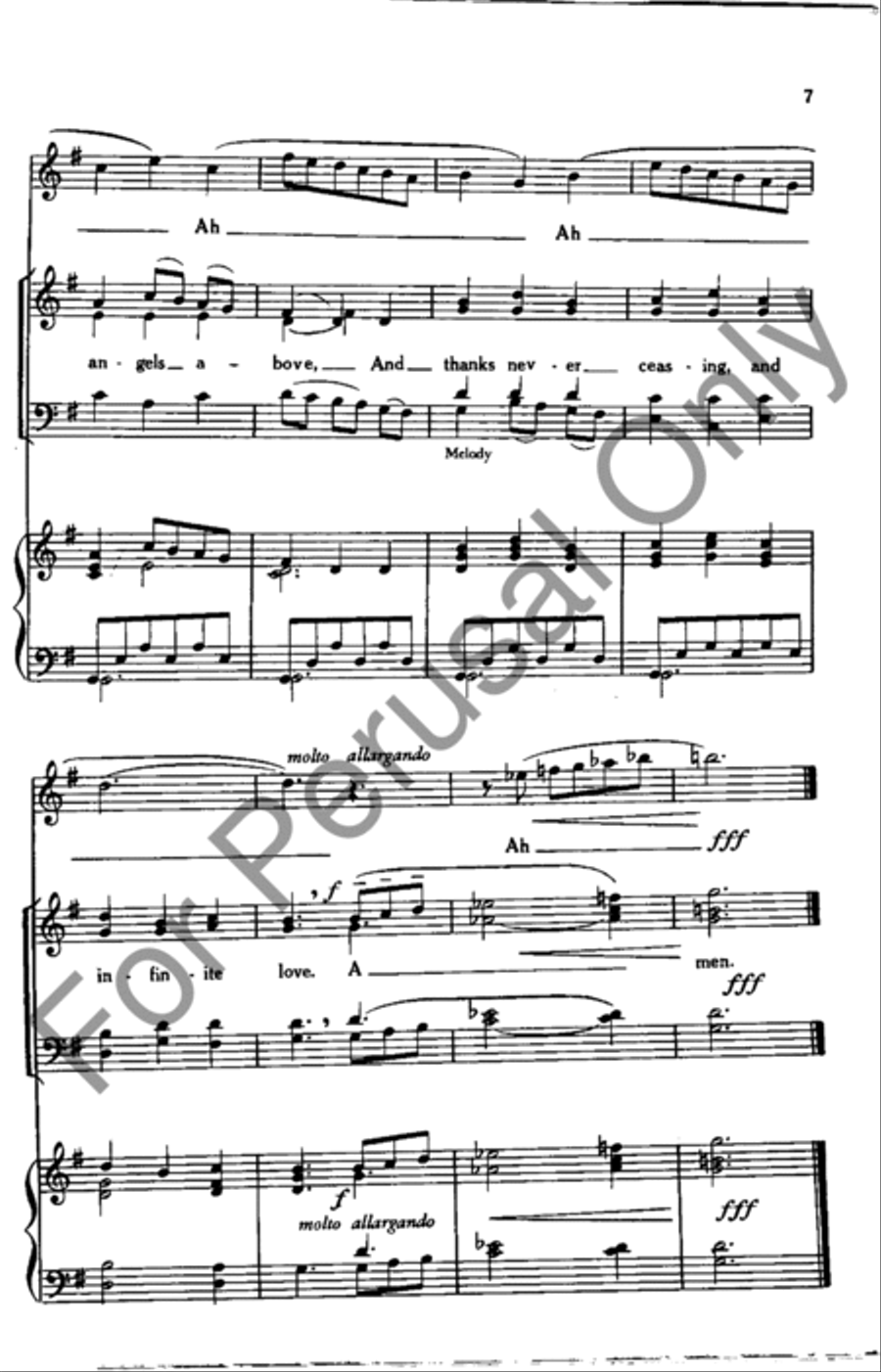 Ye Servants Of God 4-Part scores gallery preview page 7