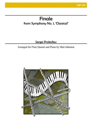 Finale from Symphony No. 1, ‘Classical’ for Flute Quartet and Piano