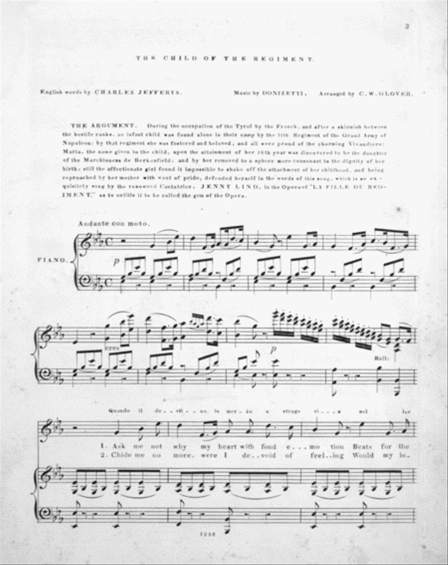 Child of the Regiment Voice scores gallery preview page 2