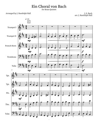 Ein Choral von Bach