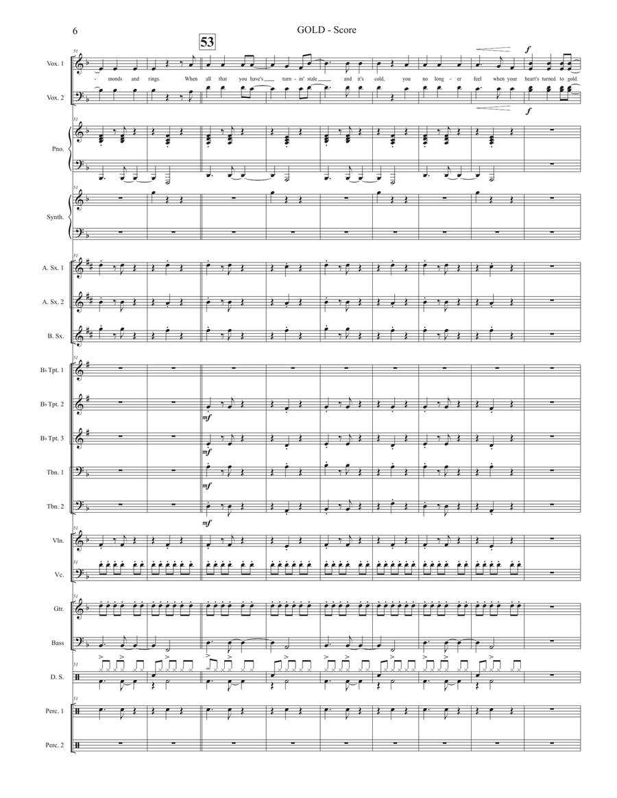 Gold Gold 4-Part scores gallery preview page 6
