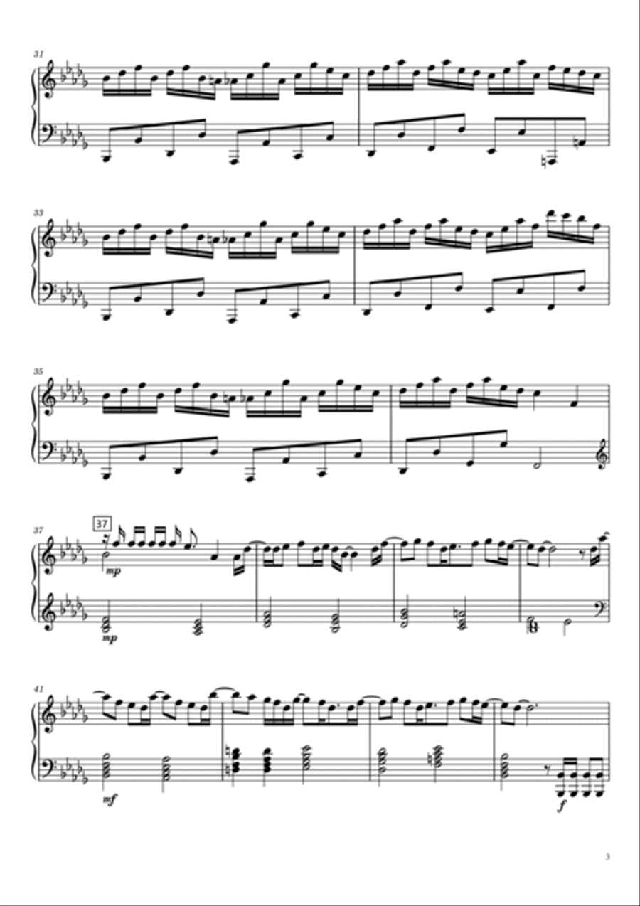 It's Been So Long Piano Solo scores gallery preview page 3