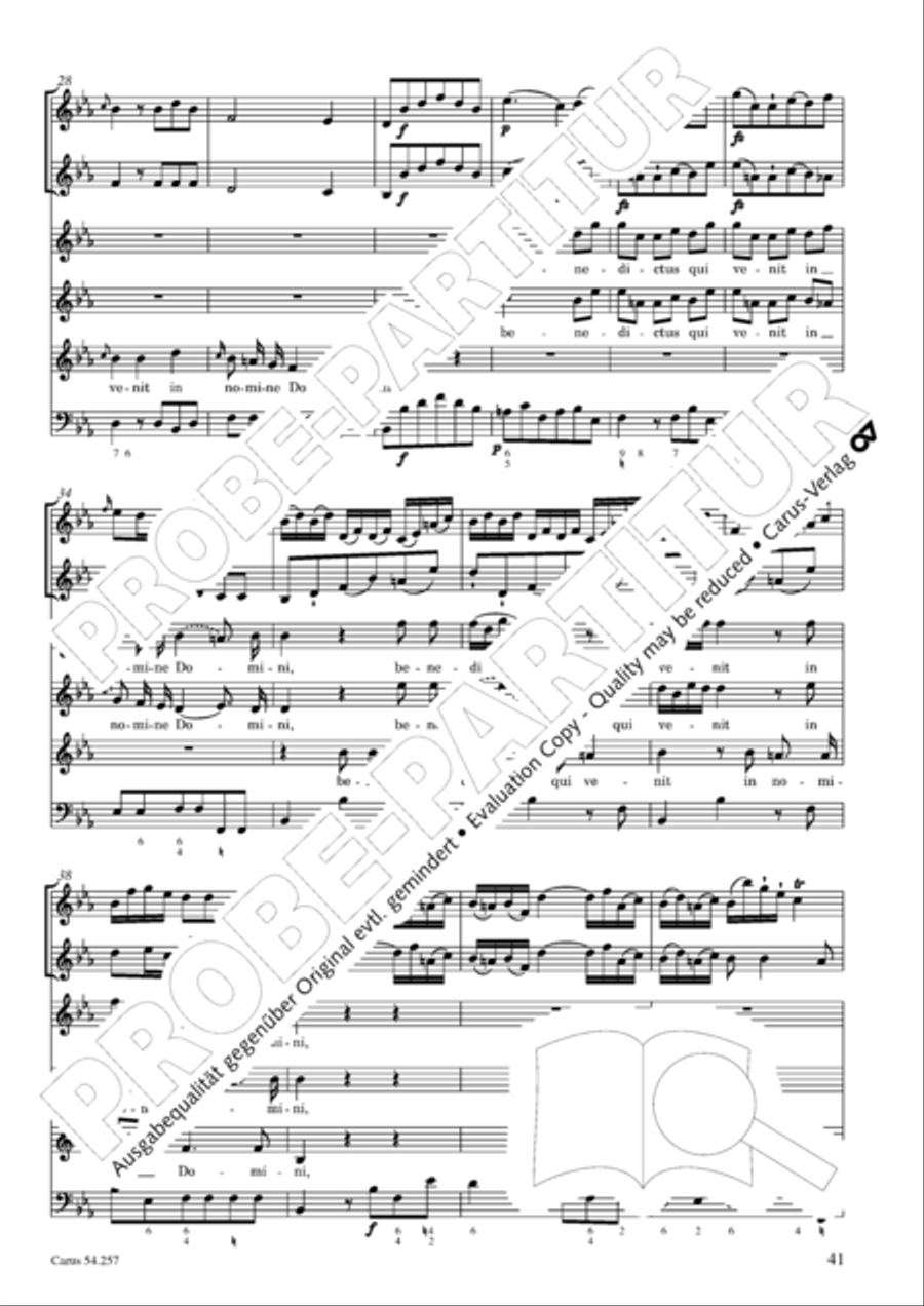 Missa Sancti Aloysii SSA scores gallery preview page 42