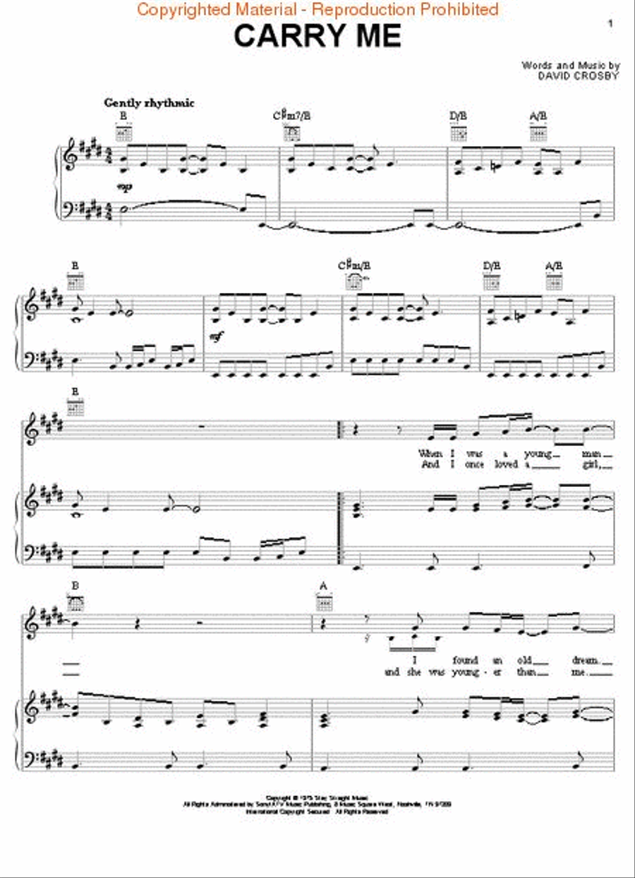 Crosby, Stills & Nash – Greatest Hits Piano, Vocal, Guitar scores gallery preview page 2