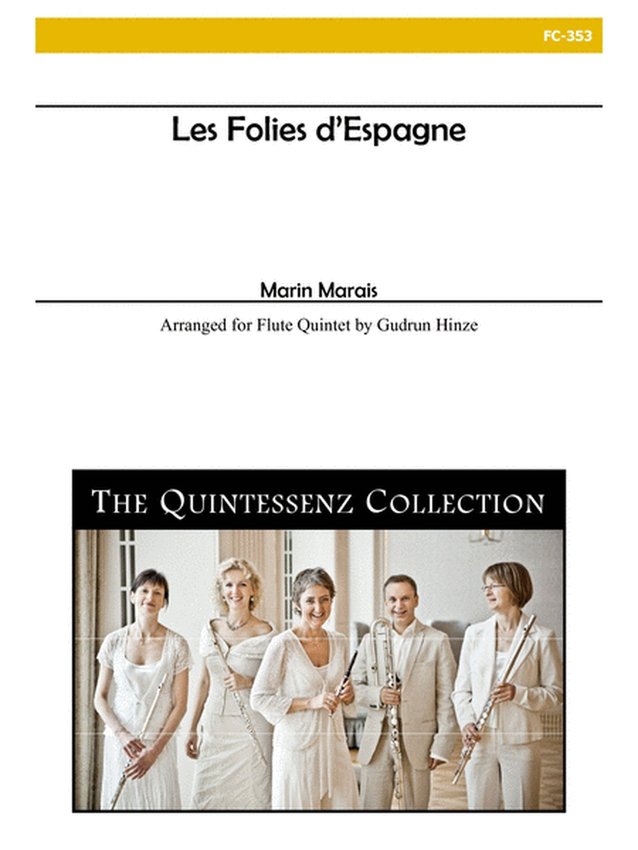 Les Folies d'Espagne for Flute Quintet image number null