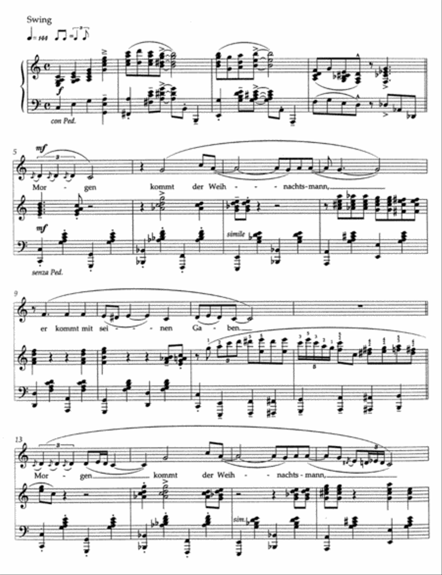 Morgen, Kinder wird's was geben Voice scores gallery preview page 2