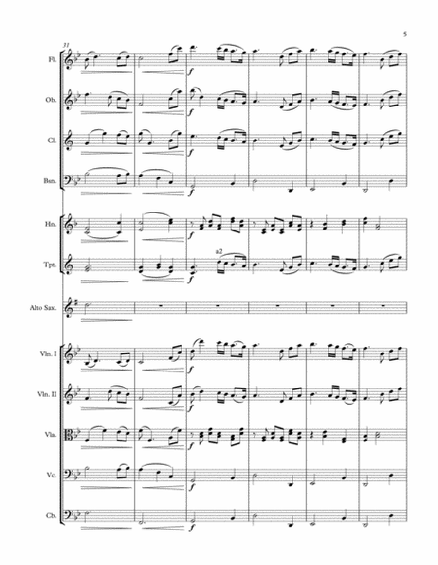 Concerto for Alto Sax Score and Parts