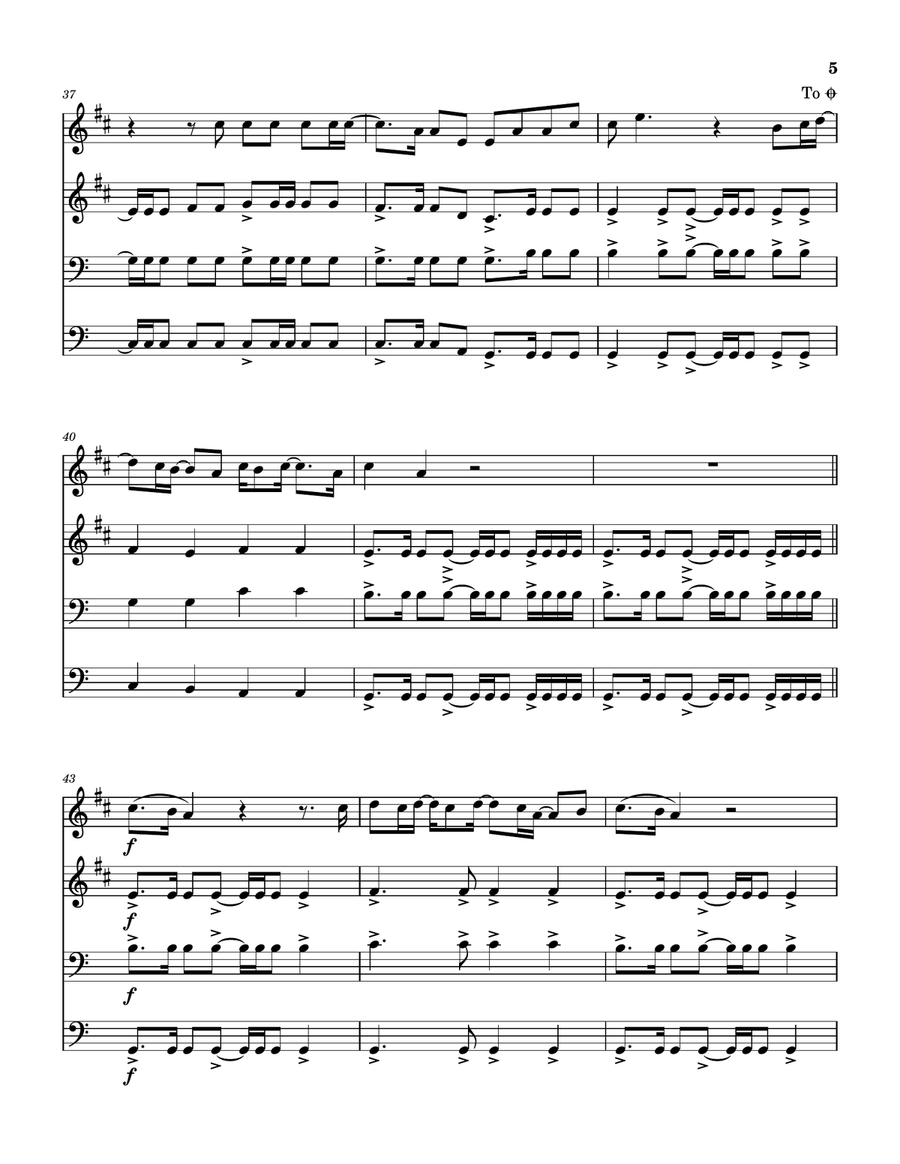 Darling, Be Home Soon Trombone scores gallery preview page 6