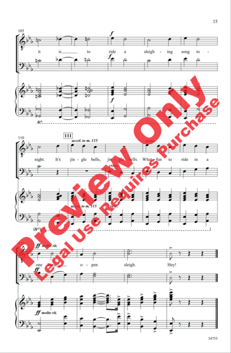 Nutcracker Jingles Nutcracker Jingles Men's Choir scores gallery preview page 14