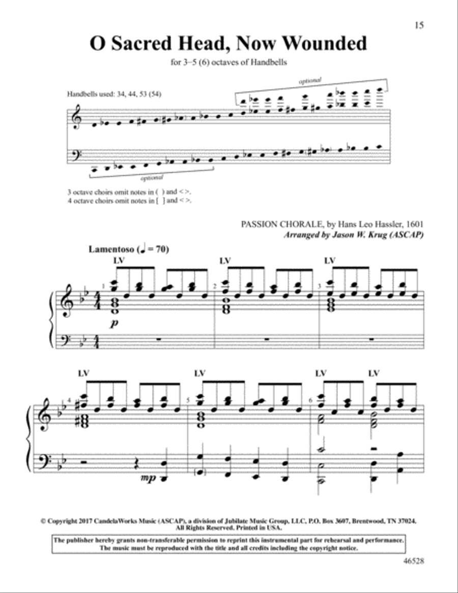 Bells & Chimes for Special Times Handbell Choir scores gallery preview page 5