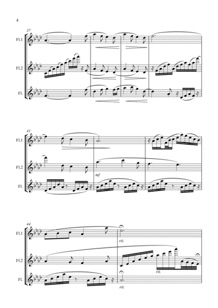 O Mio Babbino Caro - for Flute Trio (score and set of parts included) image number null