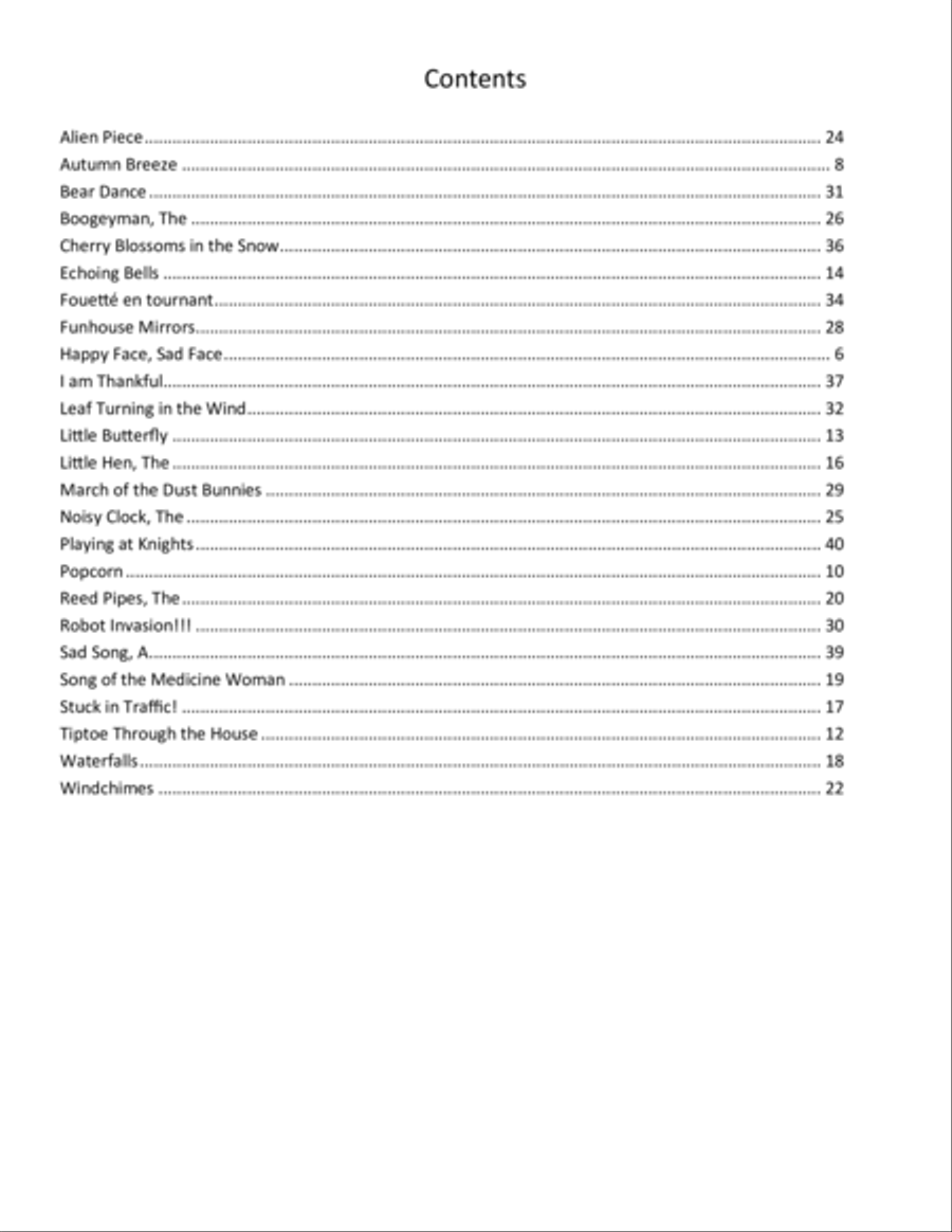 25 Pieces for Little Fingers Piano Method scores gallery preview page 4
