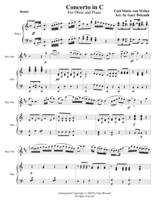 Concerto in C for Oboe and Piano