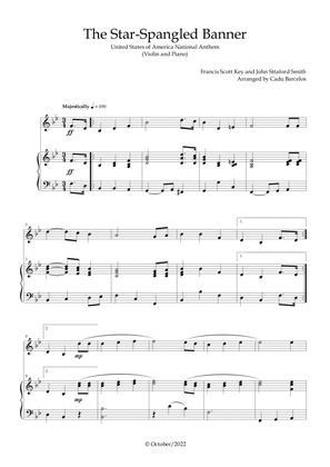 The Star-Spangled Banner - EUA Hymn (Violin and Piano)