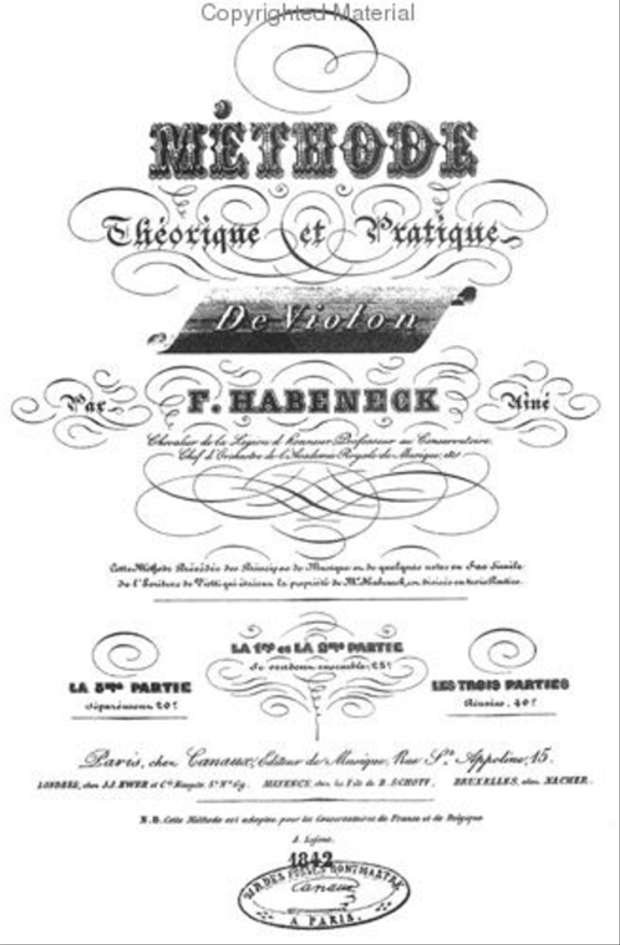 Methods & Treatises Violin - Habeneck - Volume 4 - France 1800-1860 Violin scores gallery preview page 2