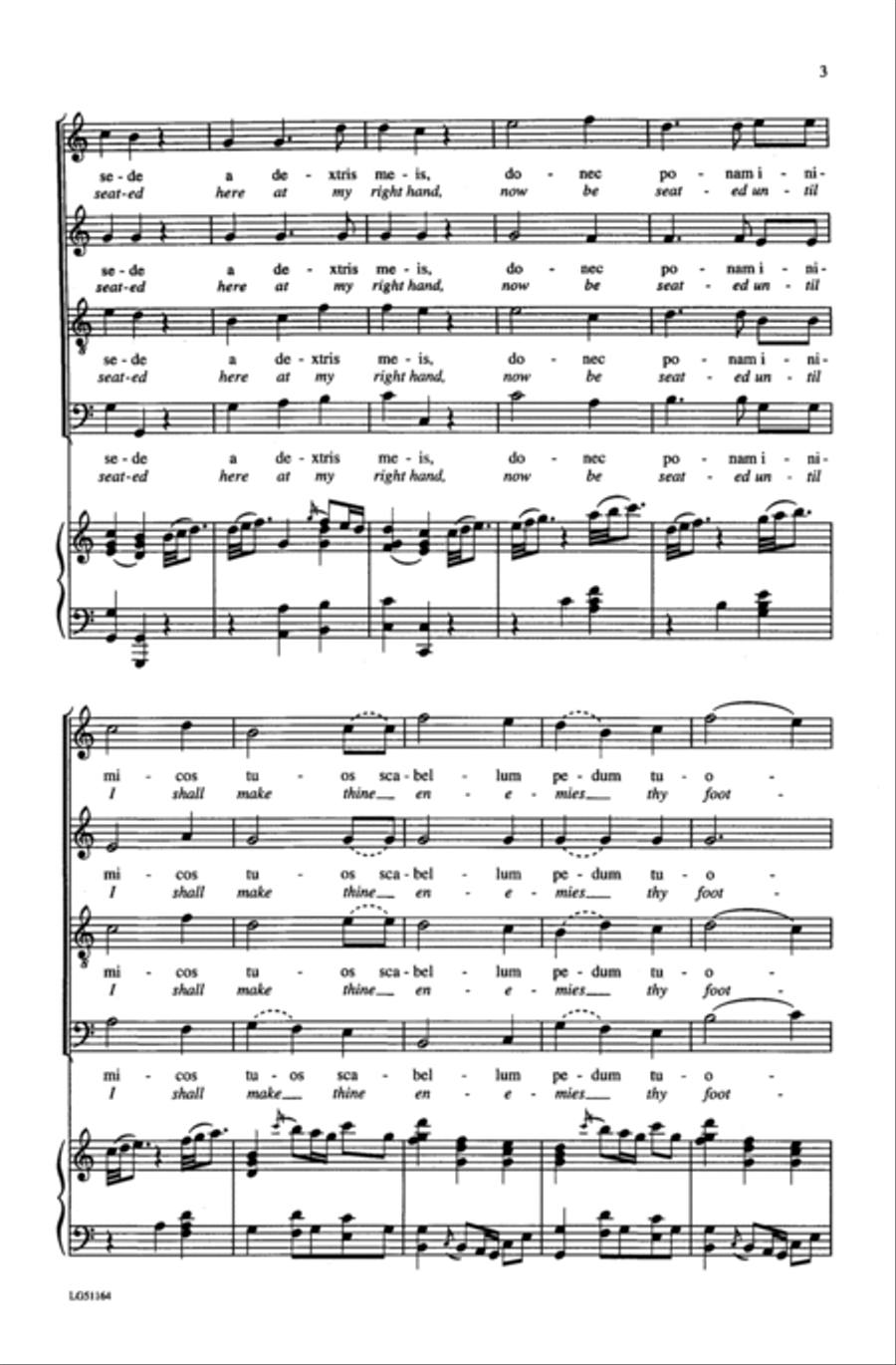Dixit Dominus, K. 399 Dixit Dominus, K. 399 4-Part scores gallery preview page 22
