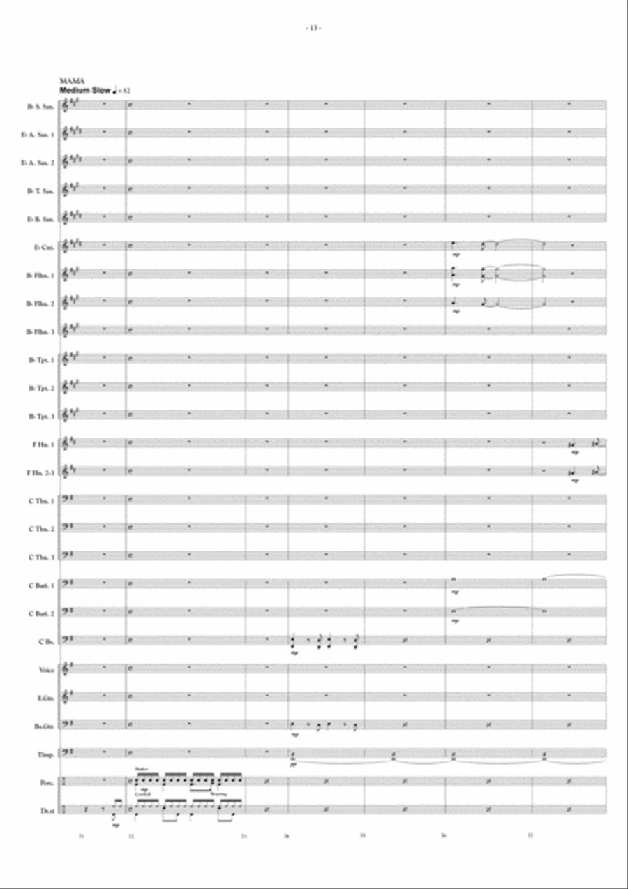 A Tribute To Genesis Fanfare Band scores gallery preview page 9