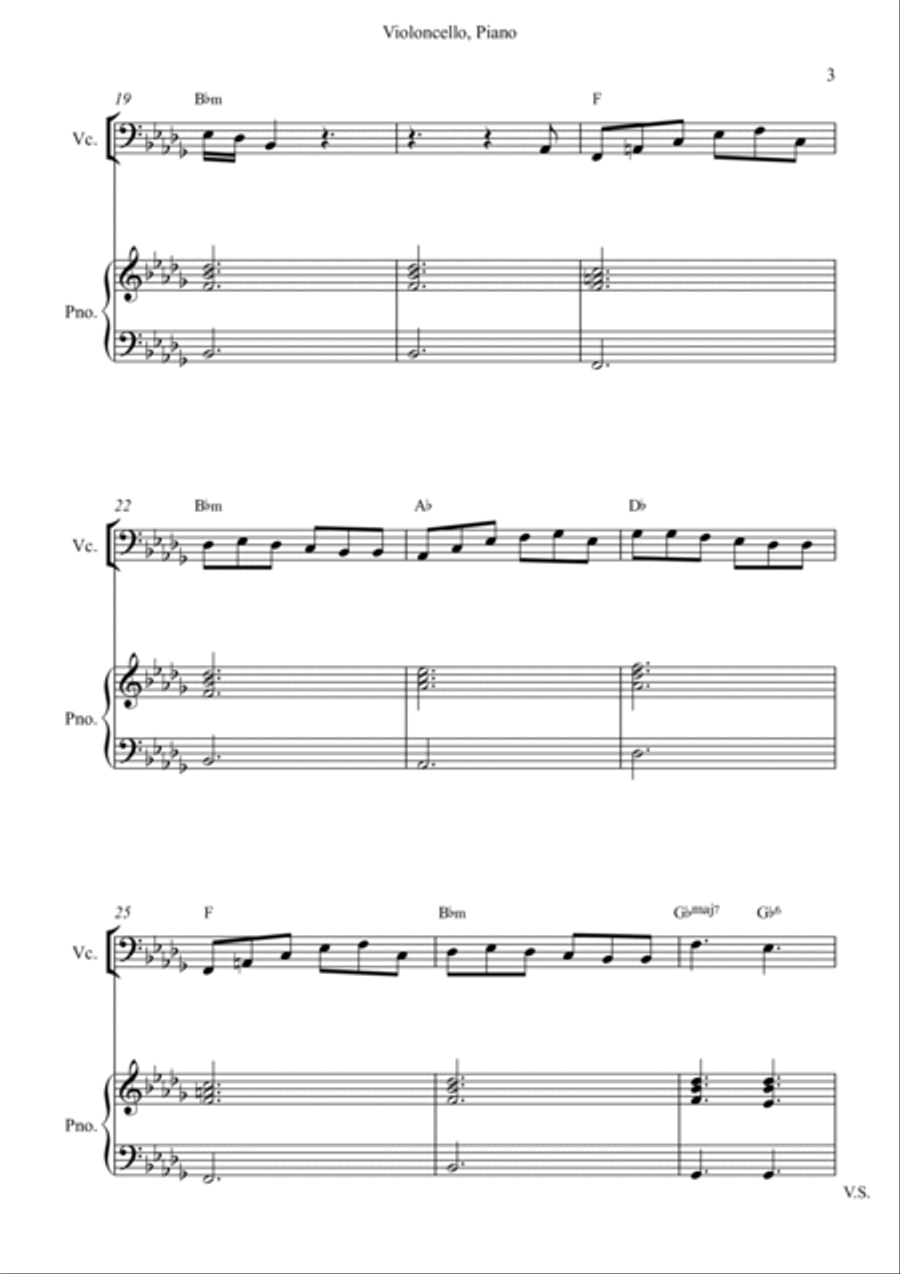 Snowman Snowman Piano scores gallery preview page 3