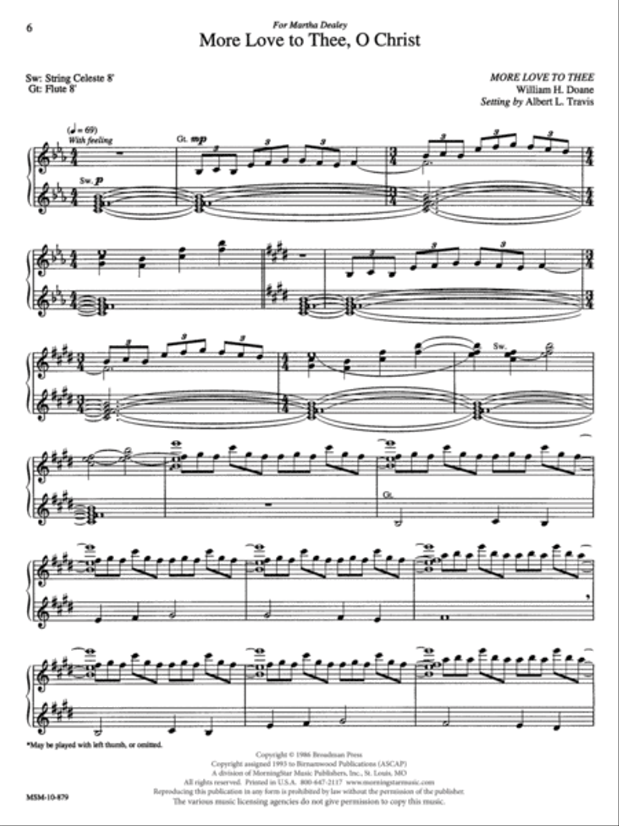 Three Hymn Improvisations Organ scores gallery preview page 5