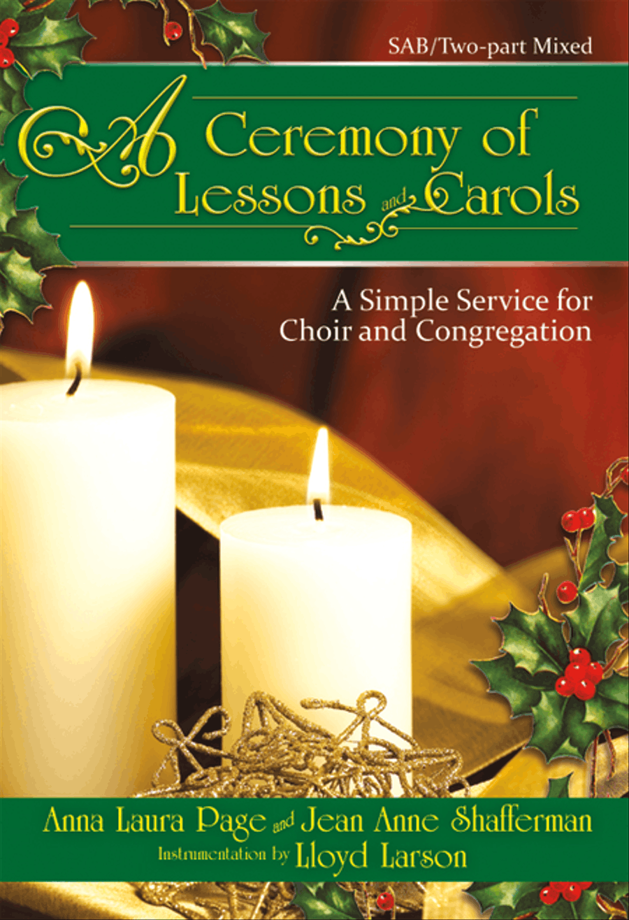 A Ceremony of Lessons and Carols 3-Part scores gallery preview page 1