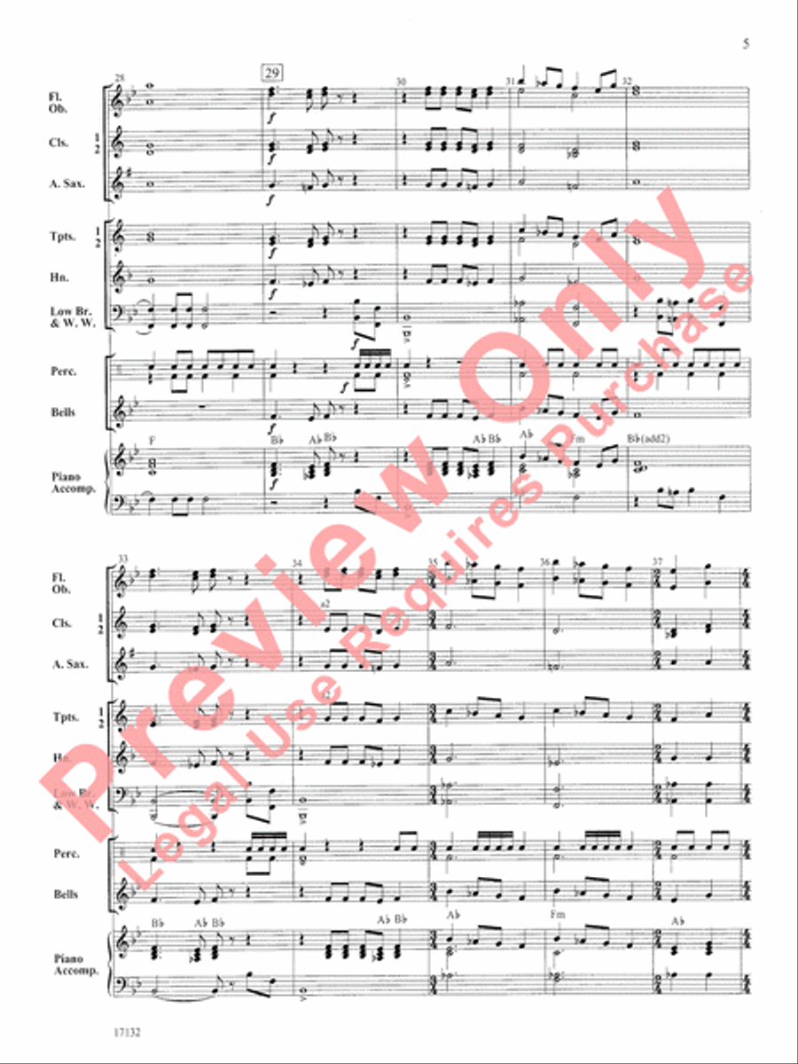 Bryce Canyon Overture Concert Band scores gallery preview page 6