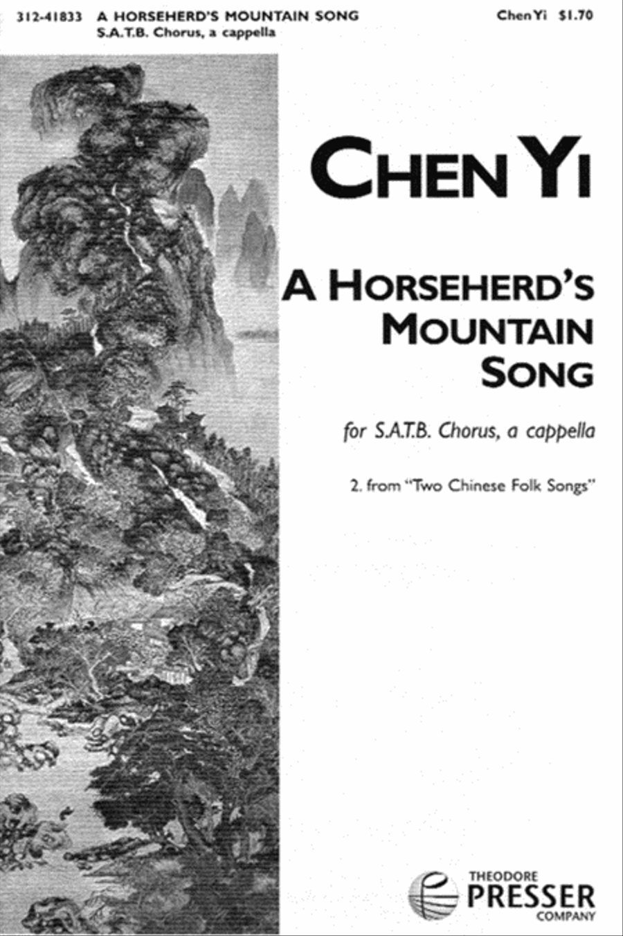 A Horseherd's Mountain Song 4-Part scores gallery preview page 1