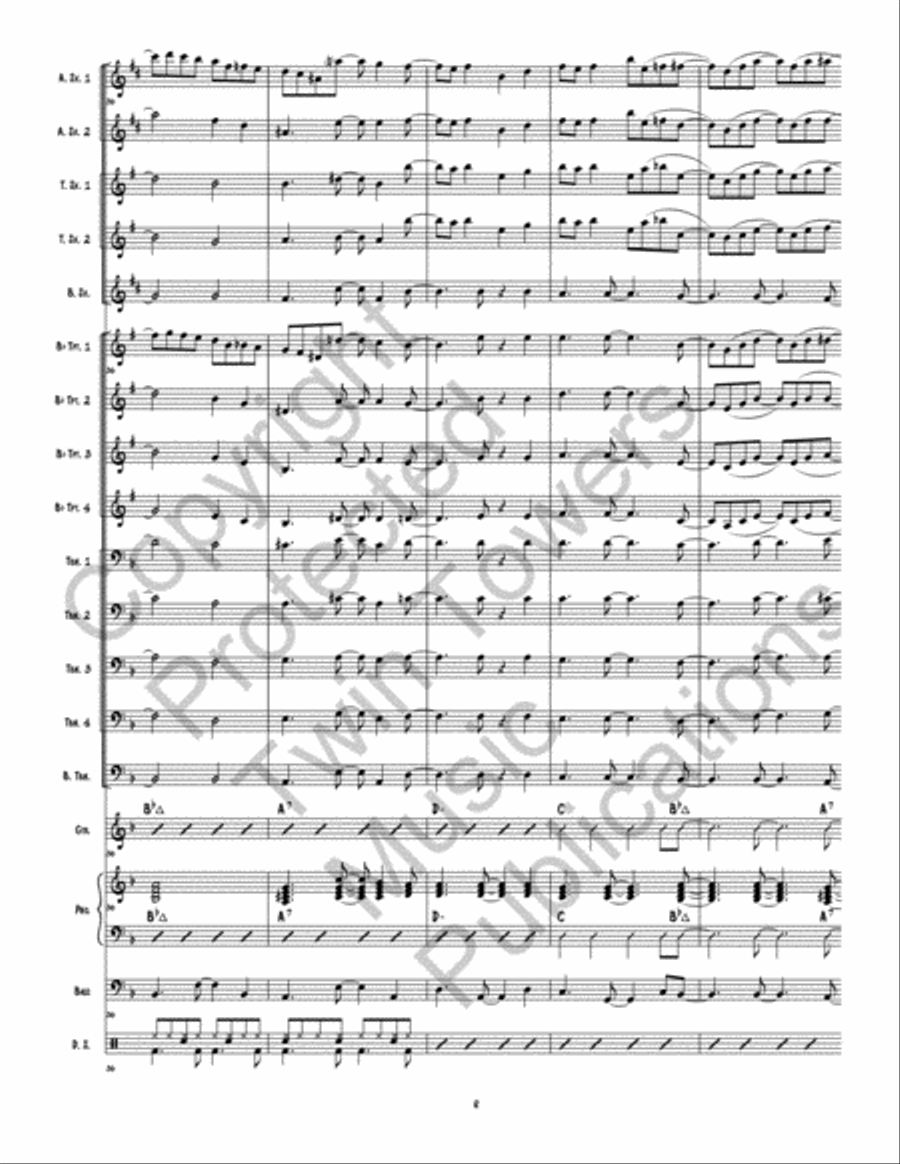 Bossalite Bossalite Jazz Ensemble scores gallery preview page 9