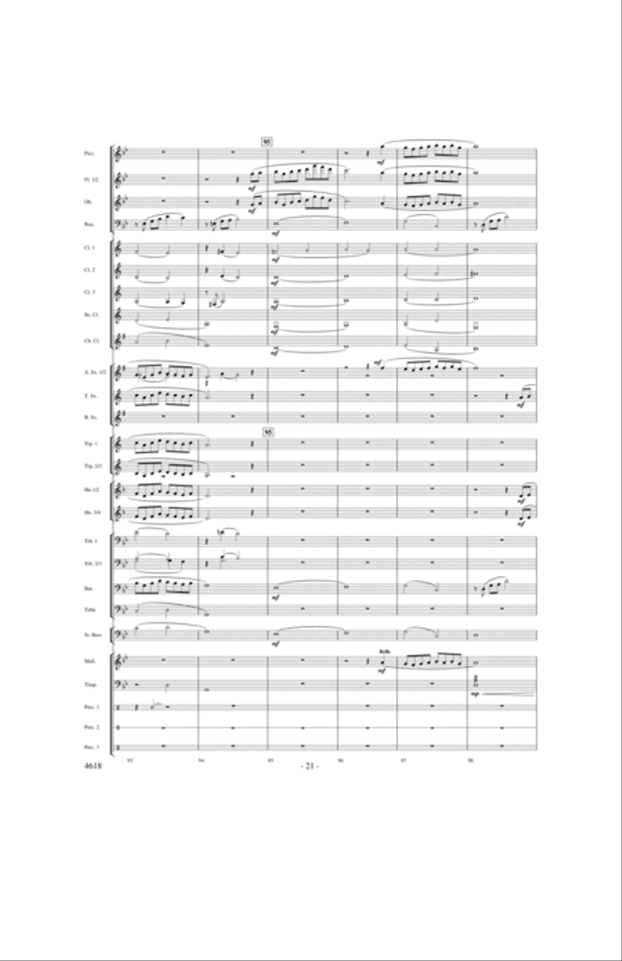 By the Rivers of Babylon Concert Band scores gallery preview page 20
