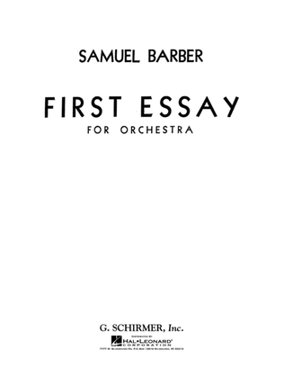 First Essay for Orchestra