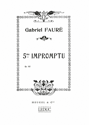 Book cover for Impromptu 5 Opus 102