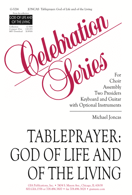 Tableprayer: God of Life and of the Living