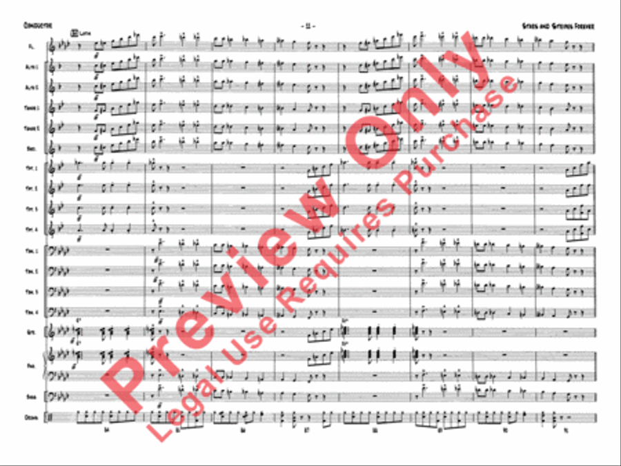 Give It All You Got Marching Band scores gallery preview page 15