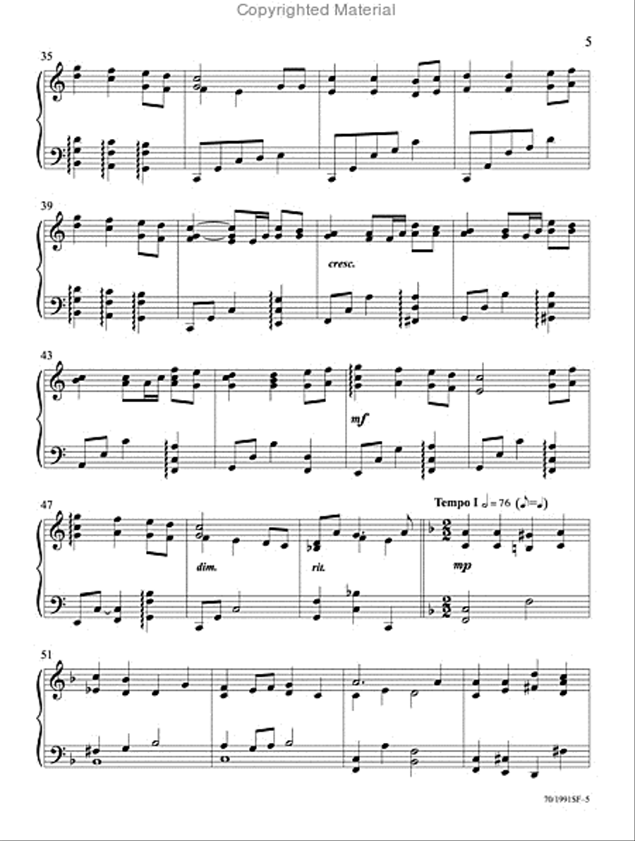Christmas Wonder Christmas Wonder Piano Solo scores gallery preview page 5