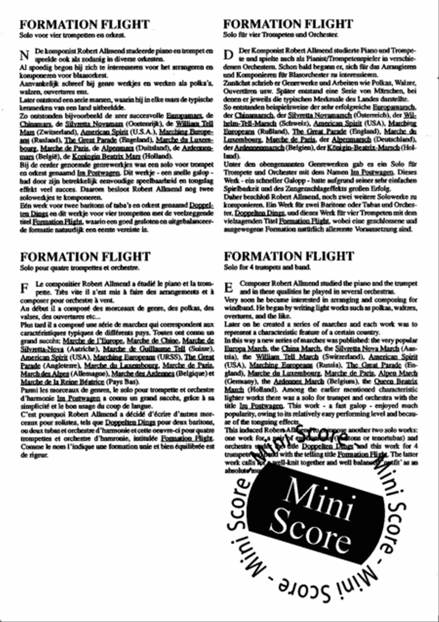 Formation Flight Concert Band scores gallery preview page 4