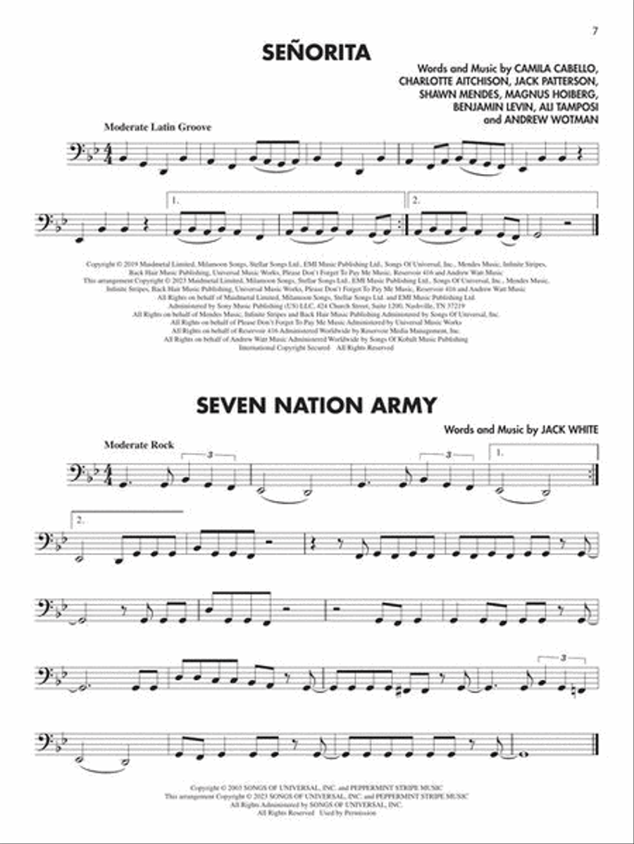 Essential Elements Pop Songs for Tuba Concert Band Methods scores gallery preview page 4
