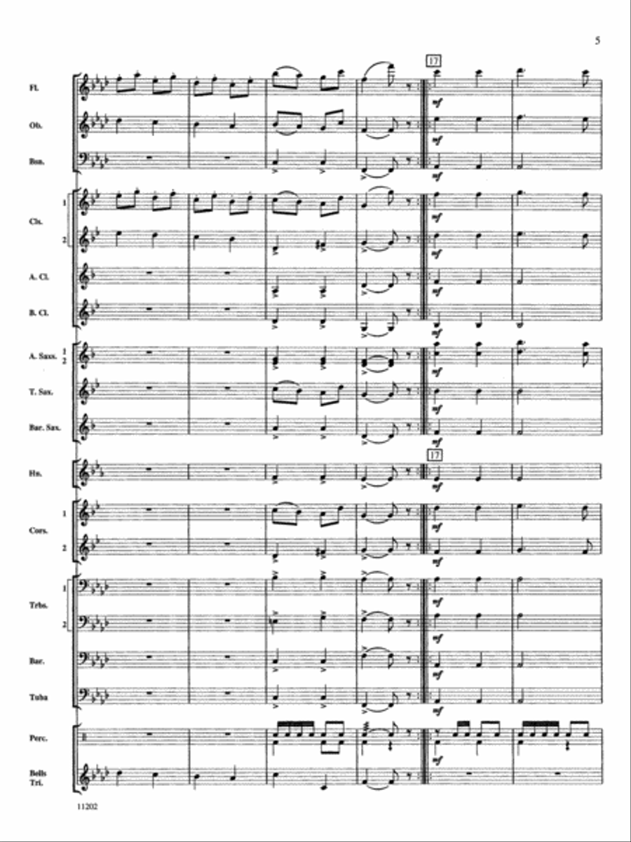 Hungarian Dance No. 5: Score Concert Band scores gallery preview page 5