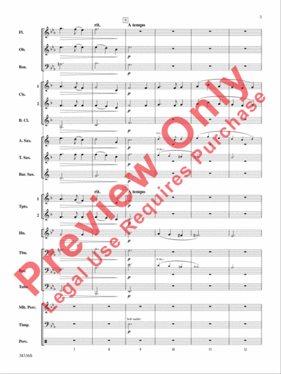 Ye Banks and Braes Concert Band scores gallery preview page 4