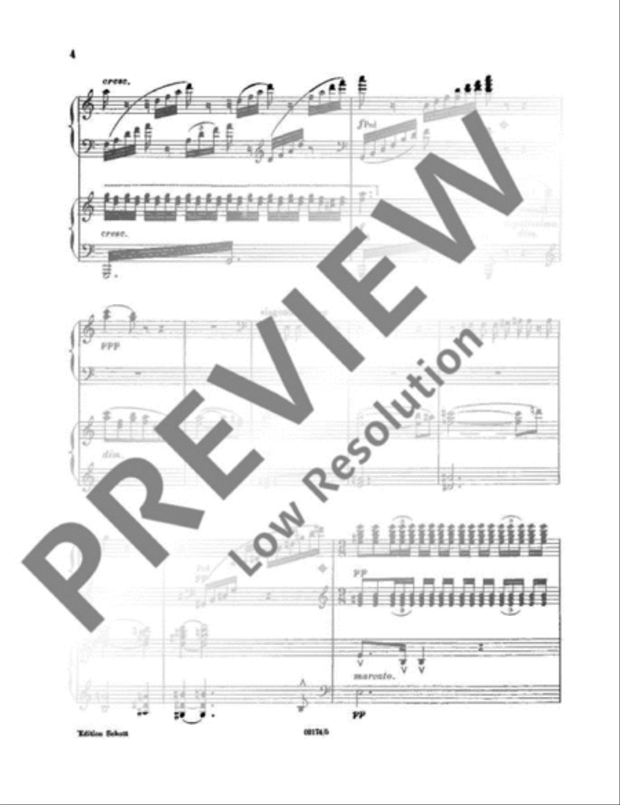 Trauermarsch Piano Duet scores gallery preview page 5