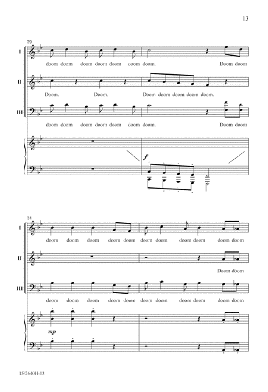 Here's Two Cohan! Here's Two Cohan! 3-Part scores gallery preview page 14