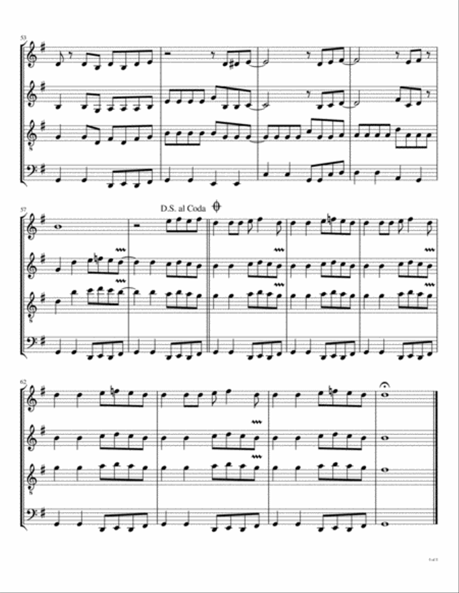I Should Have Known Better Woodwind Quartet scores gallery preview page 6